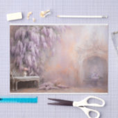 Papier Mousseline Fleurs élégantes découpées délicates et douces (Artisanat)