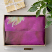 Papier Mousseline Fleurs en rose (Cadeau)