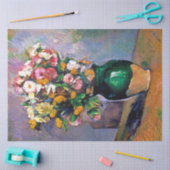 Papier Mousseline Fleurs en Vase, Cézanne (Artisanat)