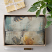 Papier Mousseline Fleurs et abeilles (Cadeau)