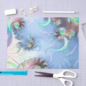 Papier Mousseline Fleurs et brise (Artisanat)