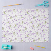 Papier Mousseline Fleurs et colibris (Artisanat)