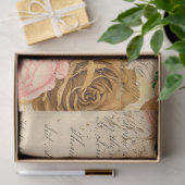 Papier Mousseline Fleurs et Ephemera Design Series #10 (Cadeau)