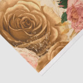 Papier Mousseline Fleurs et Ephemera Design Series #13 (Détail)