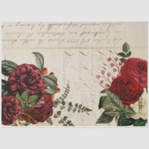 Papier Mousseline Fleurs et Ephemera Design Series #14