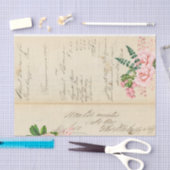 Papier Mousseline Fleurs et Ephemera Design Series #3 (Artisanat)