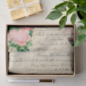 Papier Mousseline Fleurs et Ephemera Design Series #6 (Cadeau)