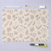 Papier Mousseline Fleurs et Feuilles (Artisanat)