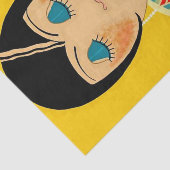 Papier Mousseline "Fleurs et fleurs" Art déco de José Carlos (Détail)