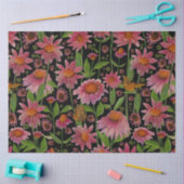 Papier Mousseline Fleurs Et Papillons (Artisanat)