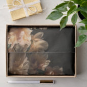 Papier Mousseline Fleurs Ethérées hollandaises à l'âge d'or (Cadeau)