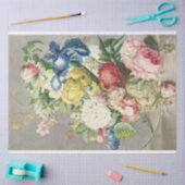 Papier Mousseline Fleurs Floral Vie morte Découpage (Artisanat)