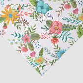 Papier Mousseline Fleurs florales de la première sainte communion |  (Détail)