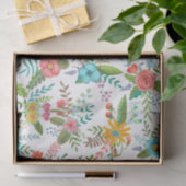 Papier Mousseline Fleurs florales de la première sainte communion |  (Cadeau)