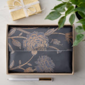 Papier Mousseline Fleurs florissantes dans une ligne (Cadeau)