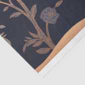 Papier Mousseline Fleurs florissantes dans une ligne (Détail)