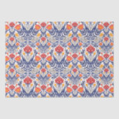 Papier Mousseline Fleurs folkloriques motif (Recto)