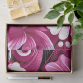 Papier Mousseline Fleurs hawaïennes tropicales Hibiscus Découpage ro (Cadeau)