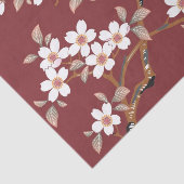 Papier Mousseline Fleurs japonaises de cerises (Détail)