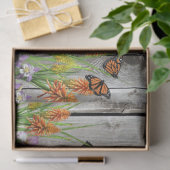 Papier Mousseline Fleurs Jardins (Cadeau)