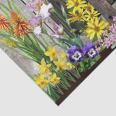 Papier Mousseline Fleurs Jardins (Détail)