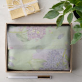 Papier Mousseline Fleurs Lilacs (Cadeau)