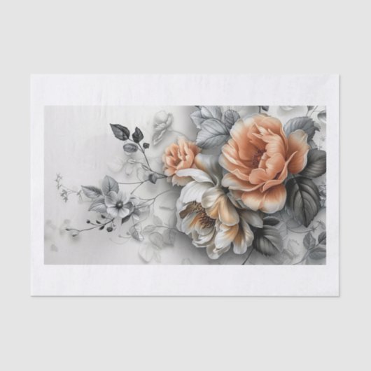 Papier Mousseline Fleurs magnifiques9 (Recto)