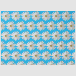 Papier Mousseline Fleurs marguerites