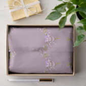 Papier Mousseline Fleurs mauve Mel Mae Schmidt Stationery (Cadeau)