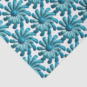 Papier Mousseline Fleurs MOD Rétro - Jardin d'été MCM Printemps (Détail)