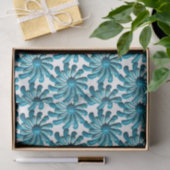 Papier Mousseline Fleurs MOD Rétro - Jardin d'été MCM Printemps (Cadeau)