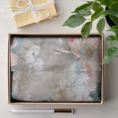 Papier Mousseline Fleurs Modernes Multimédia (Cadeau)