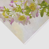 Papier Mousseline Fleurs papillons (Détail)