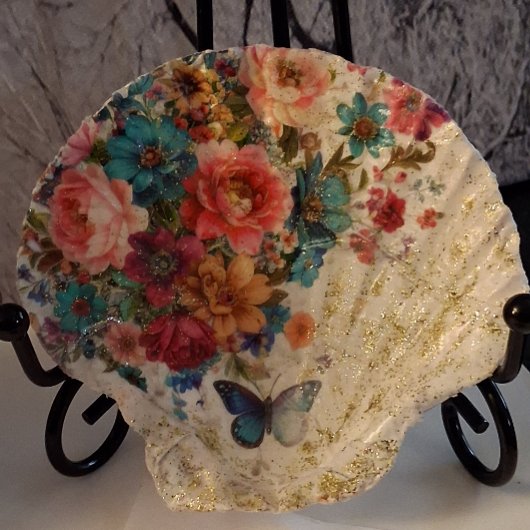 Papier Mousseline Fleurs & Papillons