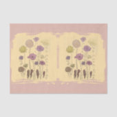 Papier Mousseline Fleurs pastel (Recto)