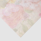 Papier Mousseline Fleurs Pastel Ethereal (Détail)