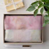 Papier Mousseline Fleurs Pastel Ethereal (Cadeau)