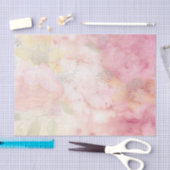 Papier Mousseline Fleurs Pastel Ethereal (Artisanat)