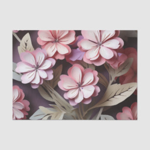 Papier Mousseline Fleurs Phlox géométriques Abstraites