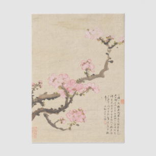 Papier Mousseline Fleurs Pl. 02 par Liang Yuwei