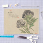 Papier Mousseline Fleurs Pl. 03 par Liang Yuwei (Artisanat)