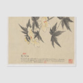 Papier Mousseline Fleurs Pl. 08 de Liang Yuwei (Recto)