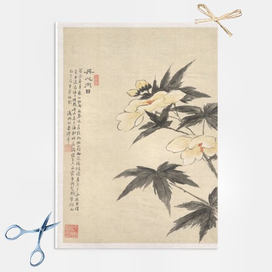 Papier Mousseline Fleurs Pl. 08 par Liang Yuwei