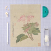 Papier Mousseline Fleurs Pl. 09 par Liang Yuwei (Artisanat)