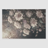 Papier Mousseline Fleurs pour anges gothiques #5 - Découpage - (Recto)