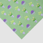 Papier Mousseline Fleurs printanières dans des pots de chinoiserie v (Détail)