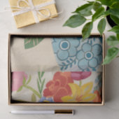 Papier Mousseline Fleurs printanières I (Cadeau)