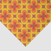 Papier Mousseline Fleurs psychédéliques (Détail)