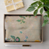Papier Mousseline Fleurs, Redon (Cadeau)