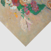 Papier Mousseline Fleurs, Redon (Détail)